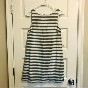 BeachLunchLounge sage & white striped dress in XS